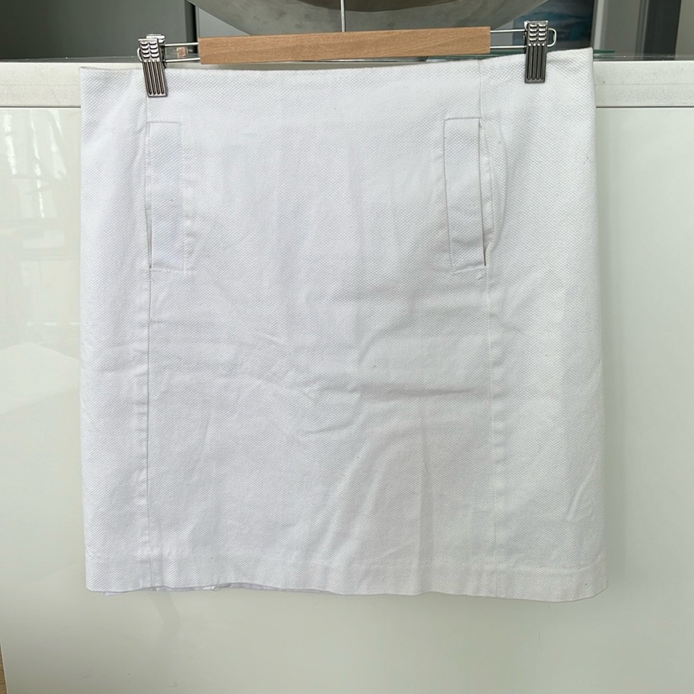 Women’s White Skirt with Pockets Size 12